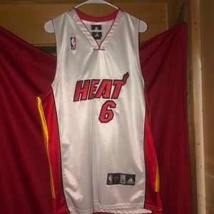 48/ Adult Large Miami Heat James Jersey